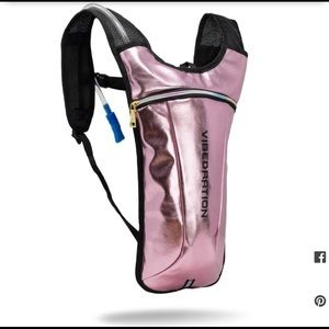 Posh Pink Faux Leather Hydration Pack